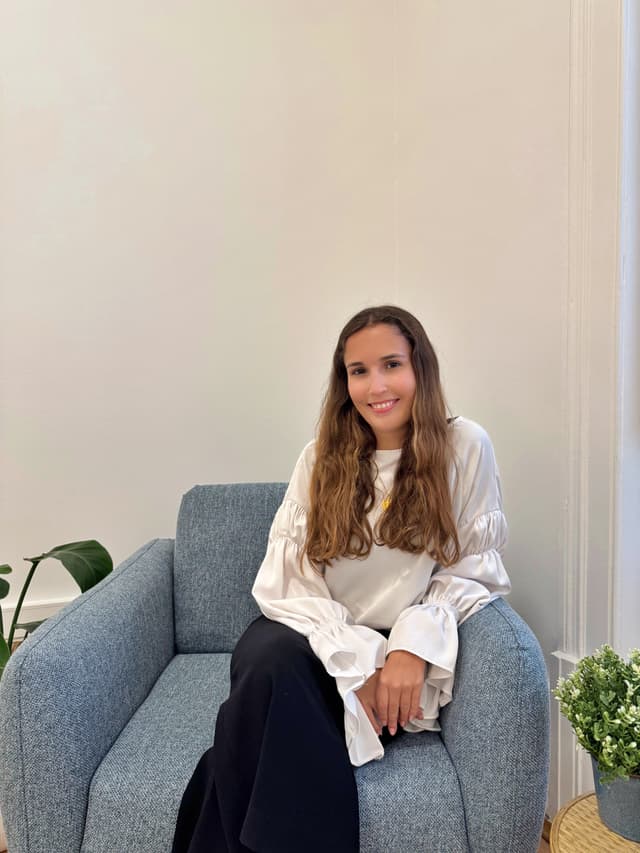 Psicóloga atendendo paciente